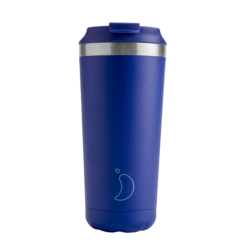 Chilly's Coffee Cup 500ml Blue Matte leakproof